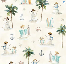 Load image into Gallery viewer, Hoffman - Seas & Greetings - Sand - 1/2 YARD CUT