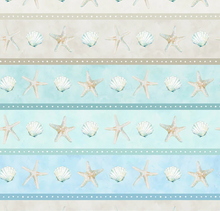 Load image into Gallery viewer, Hoffman - Seas & Greetings - Seashell - 1/2 YARD CUT