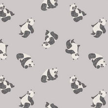 Load image into Gallery viewer, Dear Stella - New Here - Panda Toss Fog - 1/2 YARD CUT