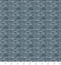 Load image into Gallery viewer, Cotton + Steel - All Through the Land - Ocean Starless Night - 1/2 YARD CUT
