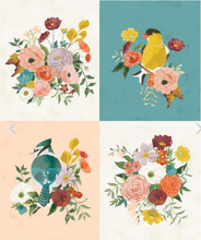 Load image into Gallery viewer, Riley Blake - Winged Medley - Birds and Bouquets Panel