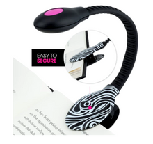 Load image into Gallery viewer, Black and White Marble Rechargeable LED Reading Light
