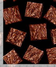 Load image into Gallery viewer, Timeless Treasures - Tossed Realistic Brownies - 1/2 YARD CUT