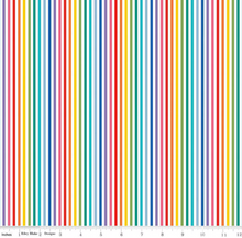Load image into Gallery viewer, Riley Blake - 1/8" Rainbow Stripe - 1/2 YARD CUT