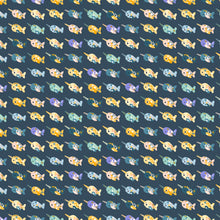 Load image into Gallery viewer, Cotton + Steel - Long Time No Sea - Narwhals - 1/2 YARD CUT