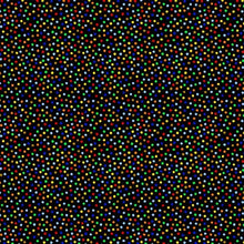 Load image into Gallery viewer, Michael Miller - Black Rainbow Garden Pindot - 1/2 YARD CUT