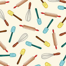 Load image into Gallery viewer, Michael Miller - Sweet Indulgence - Baking Gear - 1/2 YARD CUT