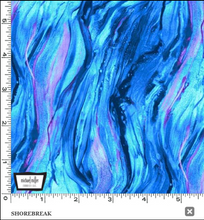 Load image into Gallery viewer, Michael Miller - Seaing - Shorebreak Blue - 1/2 YARD CUT