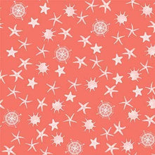 Load image into Gallery viewer, Michael Miller - Seaing - Coastal Ditsy Coral - 1/2 YARD CUT