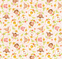 Load image into Gallery viewer, Fabric Traditions - Farm Babies Portraits - 1/2 YARD CUT