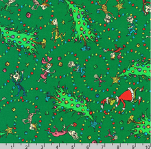 Load image into Gallery viewer, Robert Kaufman - How the Grinch Stole Christmas - Christmas Trees Pine - 1/2 YARD CUT