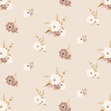 Load image into Gallery viewer, Cotton + Steel - Enchanted Blossoms - In Full Bloom - Pink Damask - 1/2 YARD CUT