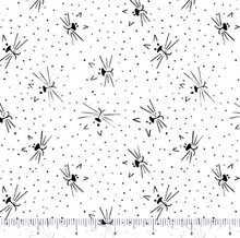 Load image into Gallery viewer, QT Fabrics - Here Kitty Kitty - Face Sketch - 1/2 YARD CUT