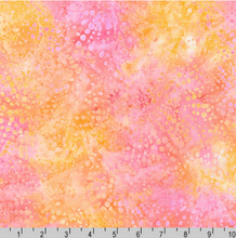 Load image into Gallery viewer, Robert Kaufman Batik - Seashore - Mango Bubbles - 1/2 YARD CUT
