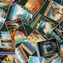 Load image into Gallery viewer, QT Fabrics - On the Road Again - National Park Postcards - 1/2 YARD CUT
