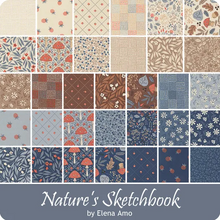 Load image into Gallery viewer, Moda Fabrics - Natures Sketchbook - Jelly Roll