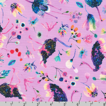 Load image into Gallery viewer, Robert Kaufman - Flora & Fun - Ostrich Thistle - 1/2 YARD CUT