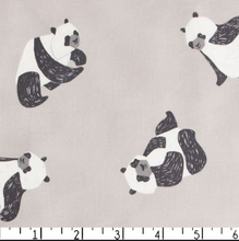 Load image into Gallery viewer, Dear Stella - New Here - Panda Toss Fog - 1/2 YARD CUT