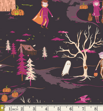 Load image into Gallery viewer, Art Gallery - Spooky 'n Witchy - Peppermint's Tale Twilight - 1/2 YARD CUT