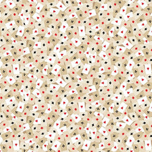 Load image into Gallery viewer, Marcus Fabrics - Full House - Playing Cards - 1/2 YARD CUT