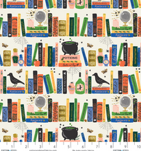 Load image into Gallery viewer, Rifle Paper Co - Halloween Spellbound Cream Metallic - 1/2 YARD CUT