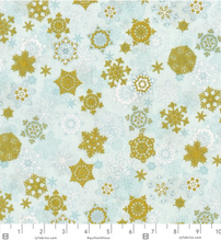 Load image into Gallery viewer, RJR - Merry, Berry & Bright - Snowflakes - 1/2 YARD CUT