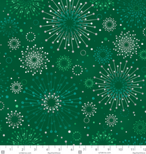 Load image into Gallery viewer, RJR - Holiday Twinkle 2 - Sparklers Holly - 1/2 YARD CUT