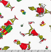 Load image into Gallery viewer, Robert Kaufman - Grinch Holiday - 1/2 YARD CUT