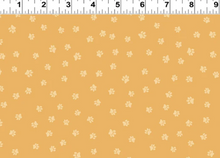 Load image into Gallery viewer, Clothworks - Snarky Cats - Dark Gold Paws - 1/2 YARD CUT