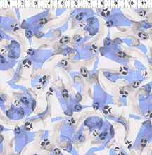 Load image into Gallery viewer, Clothworks - Haunted Hollow - Ghosts - 1/2 YARD CUT