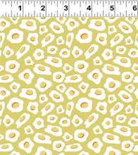 Load image into Gallery viewer, Clothworks - Cluck Cluck Bloom - Eggs Citron - 1/2 YARD CUT