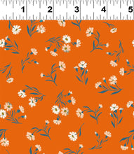 Load image into Gallery viewer, Clothworks - Stephanie - Daisies Orange - 1/2 YARD CUT