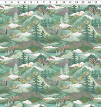 Load image into Gallery viewer, End of Bolt - Serenity - Mountains Dark Mint - 8"