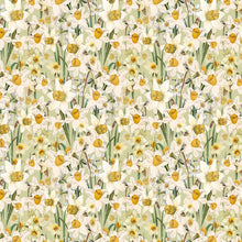 Load image into Gallery viewer, Clothworks - Spring Garden - Daffodils - 1/2 YARD CUT