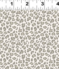 Load image into Gallery viewer, Clothworks - Shhh - Digital Leopard - Dark Gray - 1/2 YARD CUT