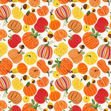 Load image into Gallery viewer, Kanvas - Hayrides & Happiness - Pumpkin Patch Cream - 1/2 YARD CUT