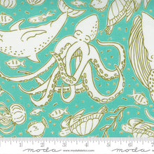 Load image into Gallery viewer, Moda Fabrics - The Sea and Me - Ocean Friends Spray - 1/2 YARD CUT