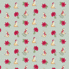 Load image into Gallery viewer, Craft Cotton Company - Christmas Critters Fox - 1/2 YARD CUT