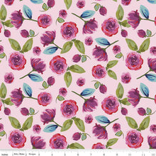 Load image into Gallery viewer, Riley Blake - Blissful Blooms - Floral Pink - 1/2 YARD CUT