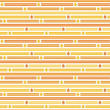 Load image into Gallery viewer, Riley Blake - Celebrate with Hershey Halloween Stripes White - 1/2 YARD CUT