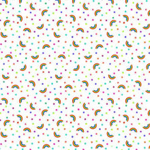 Load image into Gallery viewer, Timeless Treasures - Mini Rainbows & Stars - 1/2 YARD CUT