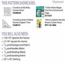 Load image into Gallery viewer, Maple Leaf Table Runner Pattern