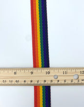 Load image into Gallery viewer, Rainbow 1" Polypro Webbing - BY THE YARD