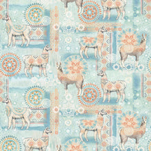 Load image into Gallery viewer, Timeless Treasures - Llama Mandala - 1/2 YARD CUT