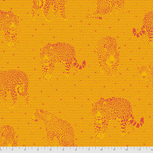 Load image into Gallery viewer, Tula Pink Daydreamer - Lil Jaguars Papaya - 1/2 YARD CUT