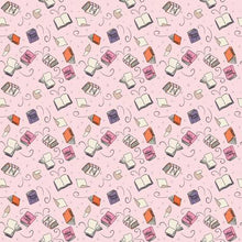 Load image into Gallery viewer, Riley Blake - Spooky Schoolhouse Spellbooks Pink - 1/2 YARD CUT