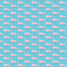 Load image into Gallery viewer, Dear Stella - Sidestroke Boogie - Flamingoes - 1/2 YARD CUT