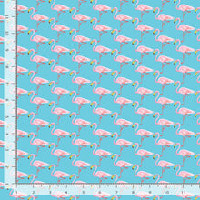 Load image into Gallery viewer, Dear Stella - Sidestroke Boogie - Flamingoes - 1/2 YARD CUT