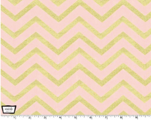 Load image into Gallery viewer, Michael Miller - Sleek Chevron Pearlized - Blush - 1/2 YARD CUT