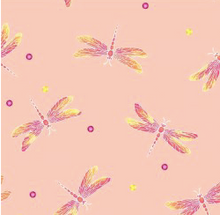 Load image into Gallery viewer, Michael Miller - Dragonfly Chic - Pink - 1/2 YARD CUT